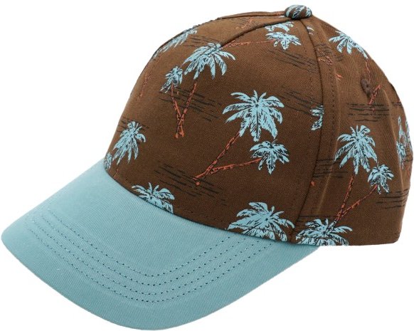 maximo - Boy's Cap Palm Tree Metallverschluß - Cap Gr 55-57 cm braun