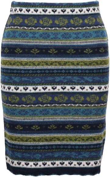 Thumbnail - Flomax - Women's Strickrock Oda - Rock Gr M blau