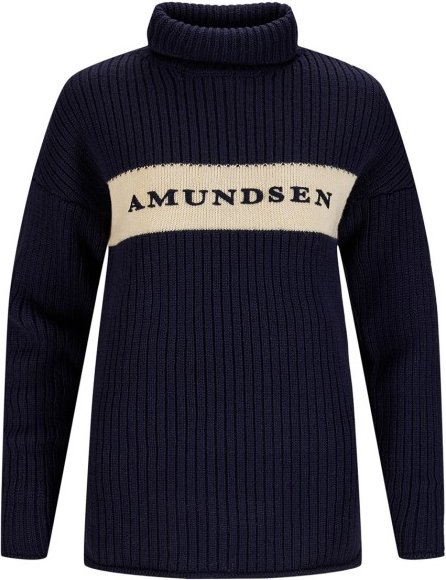 Thumbnail - Amundsen Sports - Women's Heroes Ski Turtle Neck - Wollpullover Gr M blau