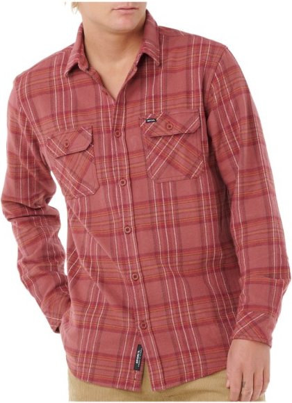 Thumbnail - Rip Curl - Griffin Flannel Shirt - Hemd Gr L rot