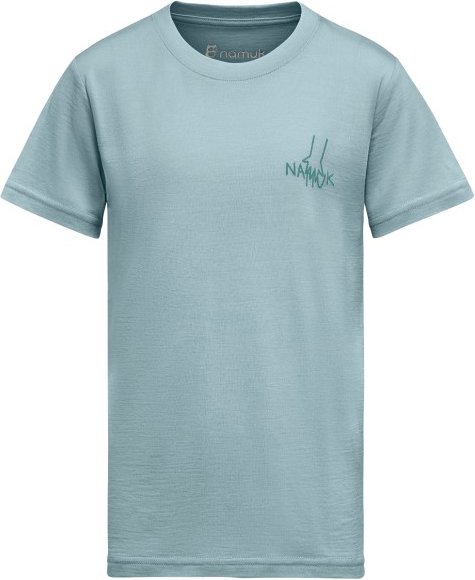Namuk - Kid's Dea Merino T-Shirt Helping Hands - Merinoshirt Gr 116/122 blau