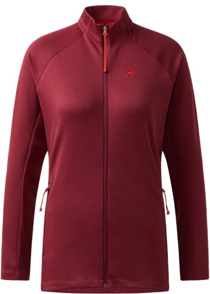 Thumbnail - Haglöfs - Women's Korp Mid Jacket - Fleecejacke Gr M rot
