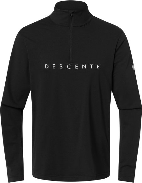 Descente - Chest Logo T-Neck - Fleecepullover Gr 48 schwarz
