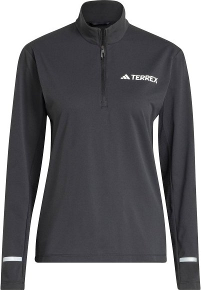 adidas Terrex - Women's Terrex Xperior Half Zip Longsleeve - Longsleeve Gr S grau