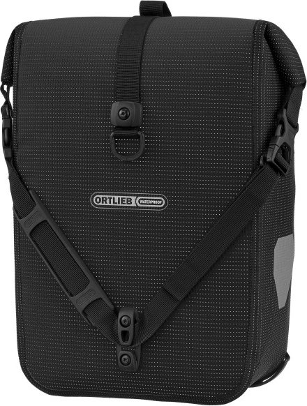 Ortlieb - Sport-Roller High-Vis - Fahrradtasche Gr 14,5 l schwarz