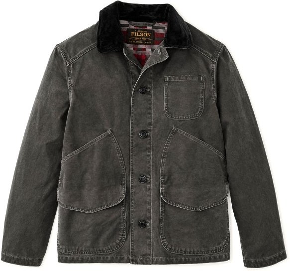 Filson - Canvas Outfitter Jacket - Freizeitjacke Gr S grau