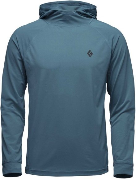 Black Diamond - L/S Alpenglow Hoody - Longsleeve Gr XS blau