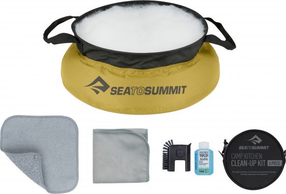 Thumbnail - Sea to Summit - Camp Kitchen Clean-Up Kit Gr 6 Piece Set grau