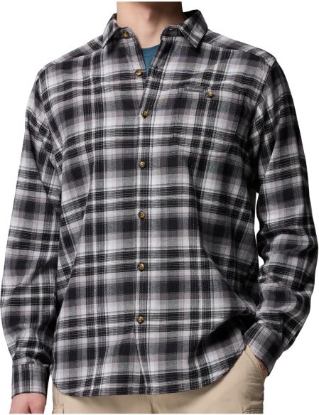 Columbia - Cornell Woods Flannel Long Sleeve Shirt - Hemd Gr L grau