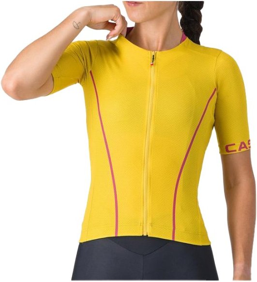 Castelli - Women's Anima Flow Jersey - Radtrikot Gr L gelb