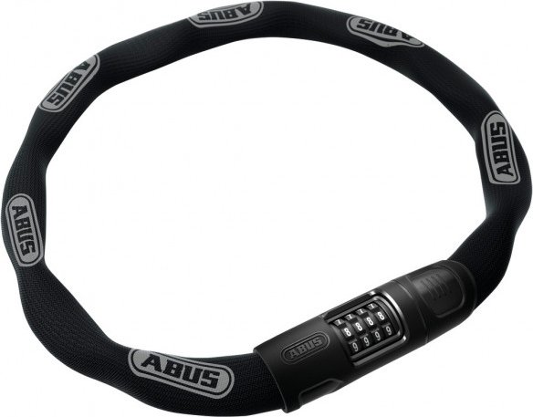 ABUS - Kettenschloss 8808C - Fahrradschloss Gr 85 cm schwarz
