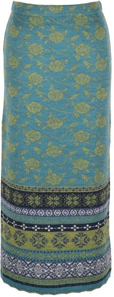 Thumbnail - Flomax - Women's Strickrock Lang Hedda - Rock Gr XXL türkis