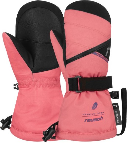Reusch - Kid's Kaden Down R-Tex XT Mitten - Handschuhe Gr IV - 4-5 years rosa