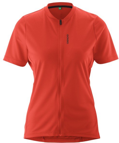 Thumbnail - Gonso - Women's Sitivo Jersey Green - Radtrikot Gr 36 rot
