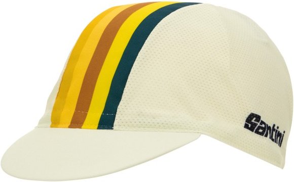 Santini - UCI World Champion Cycling Cap - Radmütze Gr One Size beige