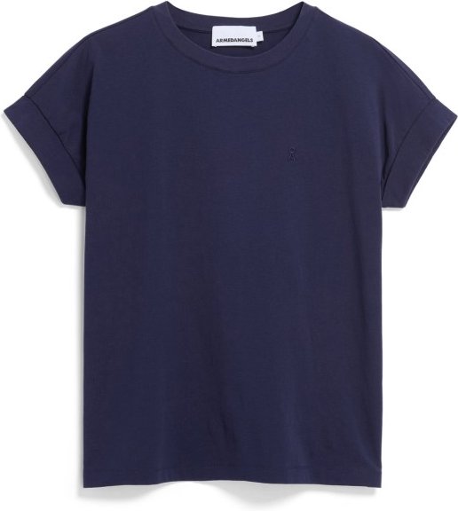 ARMEDANGELS - Women's Idaa Logo - T-Shirt Gr XL blau