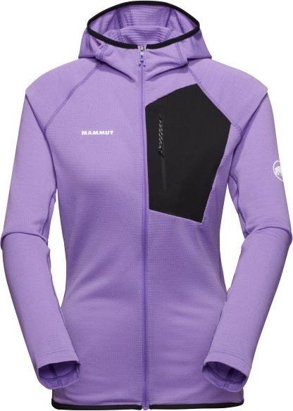 Thumbnail - Mammut - Women's Aenergy Light Midlayer Hooded Jacket - Fleecejacke Gr S lila