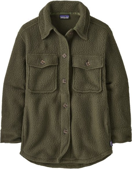 Thumbnail - Patagonia - Women's Retro Pile Shacket - Fleecejacke Gr M oliv