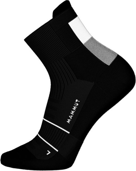 Mammut - Mountain Running Lightweight Merino Quarter - Laufsocken Gr 39-41 schwarz