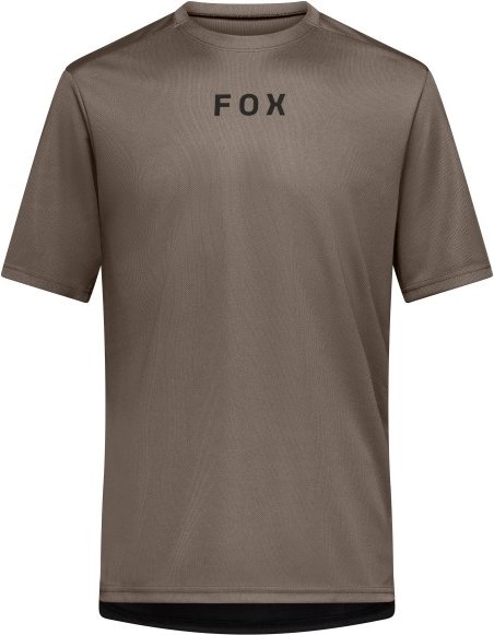 FOX Racing - Ranger S/S Jersey Wordmark - Radtrikot Gr M braun/grau