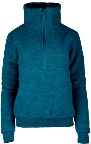 Thumbnail - Reiff - Women's Fleecetroyer Geli - Merinopullover Gr XS blau