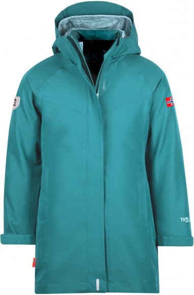 Trollkids - Girl's Senja 3in1 Coat - Mantel Gr 98 türkis
