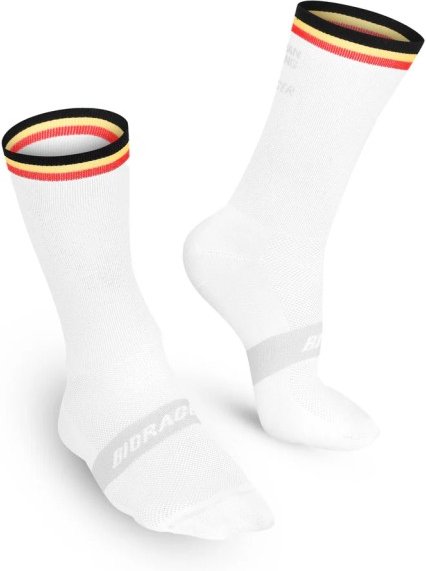Bioracer - Belgium Sock Knitted - Radsocken Gr 45-47 - XL weiß