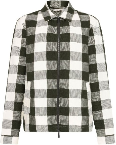 Thumbnail - KnowledgeCotton Apparel - Checkered Heavy Flannel Overshirt - Hemd Gr M grau
