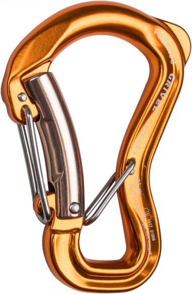 Grivel - Clepsydra S - Verschlusskarabiner braun