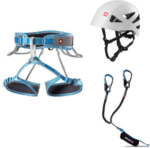 Thumbnail - Ocun - V. Ferr. TwistTech Eco Captur Pro Swivel Shard Set - Kletterset Gr XS-M grau