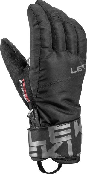 Thumbnail - Leki - Kid's Air Swtch 3D Junior - Handschuhe Gr 5 grau