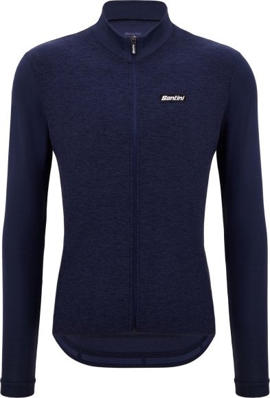 Santini - Pure Block Colour Thermal Cycling Jersey - Radtrikot Gr 3XL blau