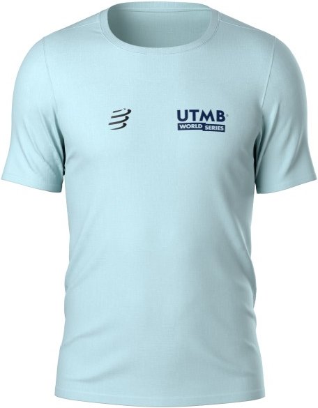Thumbnail - Compressport - Training S/S T-Shirt UTMB 2025 - Laufshirt Gr L blau