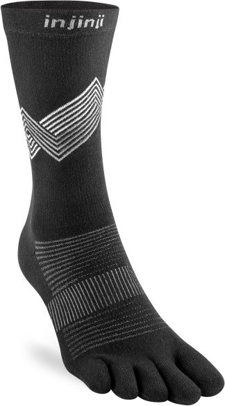 Injinji - Run Lightweight Crew - Laufsocken Gr L schwarz
