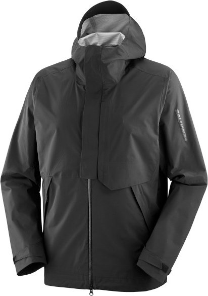 Salomon - Outerpath Pro 2.5L - Regenjacke Gr M schwarz/grau