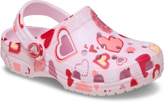 Crocs - Kid's Classic VDay Graphic Clog - Sandalen Gr 33/34 rosa