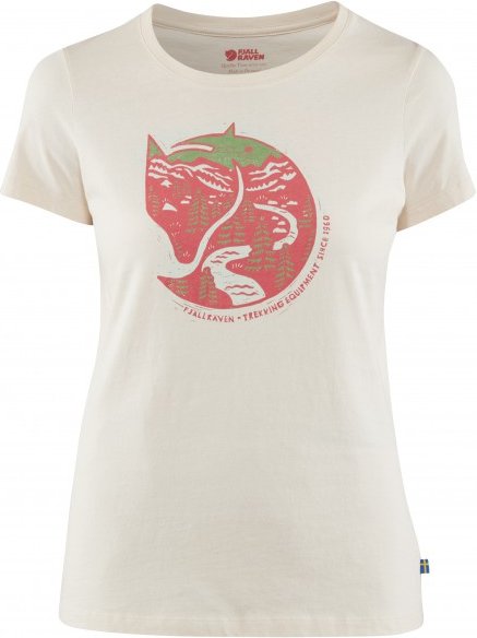 Fjällräven - Women's Arctic Fox Print - T-Shirt Gr L beige