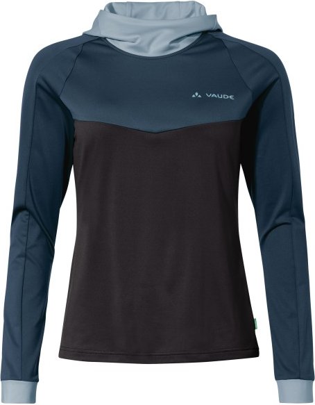Vaude - Women's Qimsa L/S Shirt II - Radtrikot Gr 40 blau/schwarz