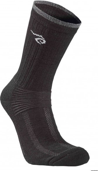 Thumbnail - Ivanhoe of Sweden - Wool Sock Trekk - Merinosocken Gr 35-38 grau/schwarz