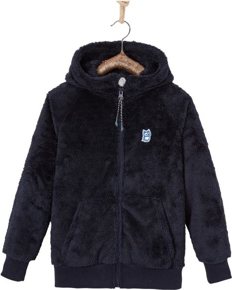 Namuk - Kid's Panda High-Loft Fleecejacke - Fleecejacke Gr 80/86 schwarz/blau