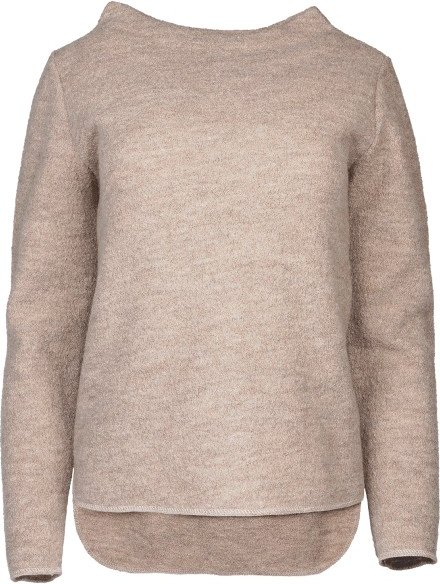 Thumbnail - Reiff - Women's Krepp-Pulli Frieda - Wollpullover Gr S beige/braun