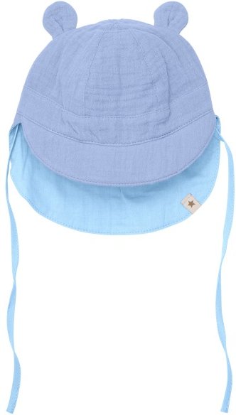 Huttelihut - Kid's Summer Hat Bear Ears Muslin - Hut Gr 86/92 lila