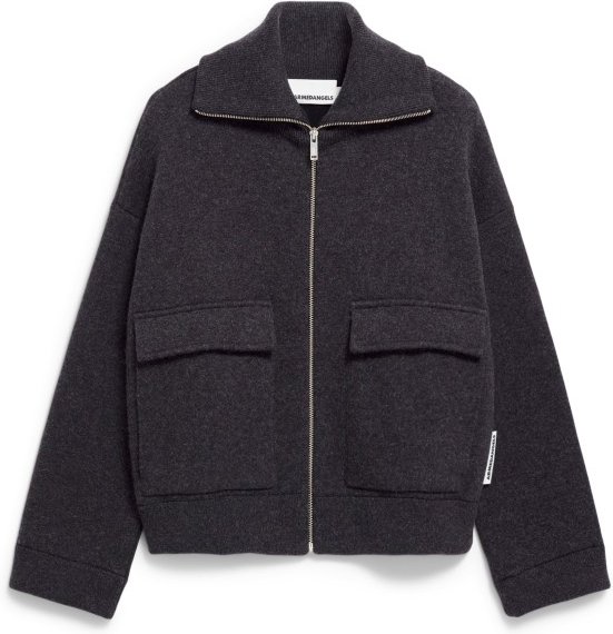 Thumbnail - ARMEDANGELS - Women's Joaniaas - Wolljacke Gr L grau
