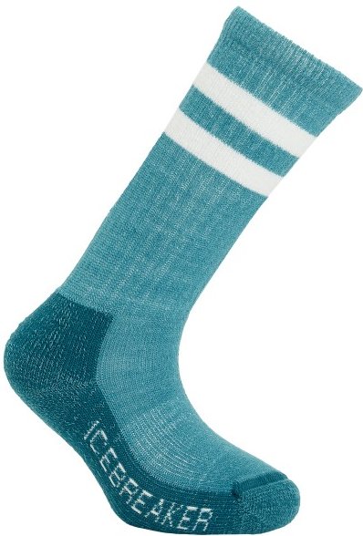 Thumbnail - Icebreaker - Kid's Hike Light Crew - Wandersocken Gr L türkis