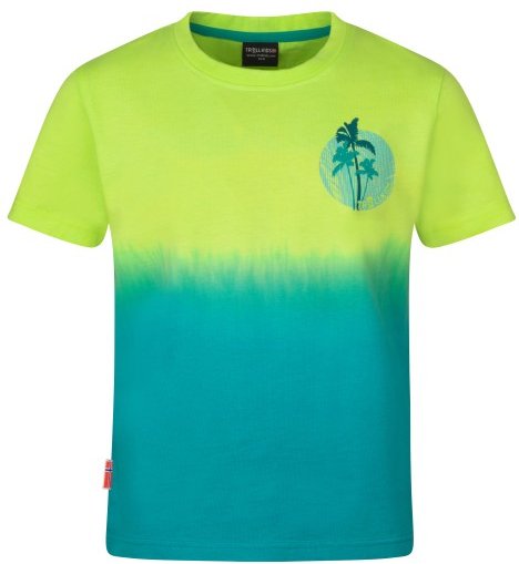 Trollkids - Kid's Yttersand Beach T - T-Shirt Gr 176 grün/türkis