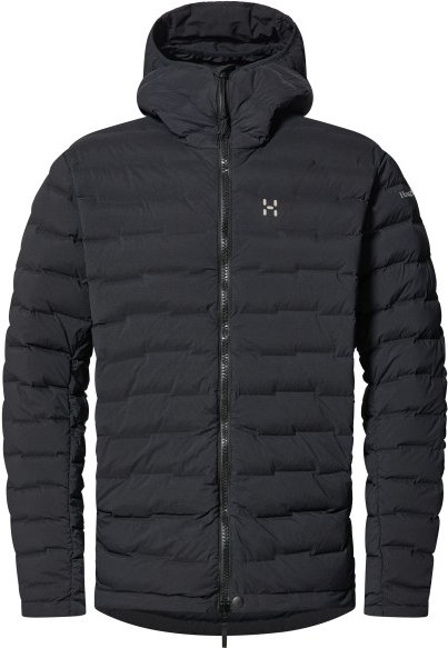 Haglöfs - Spitz Down Hood - Daunenjacke Gr L schwarz/grau