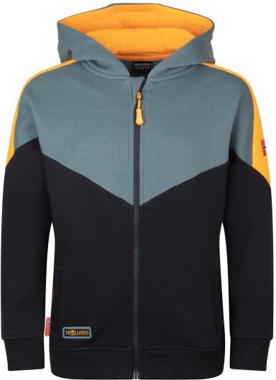 Trollkids - Kid's Flekkefjord Jacket - Sweat- & Trainingsjacke Gr 110 schwarz