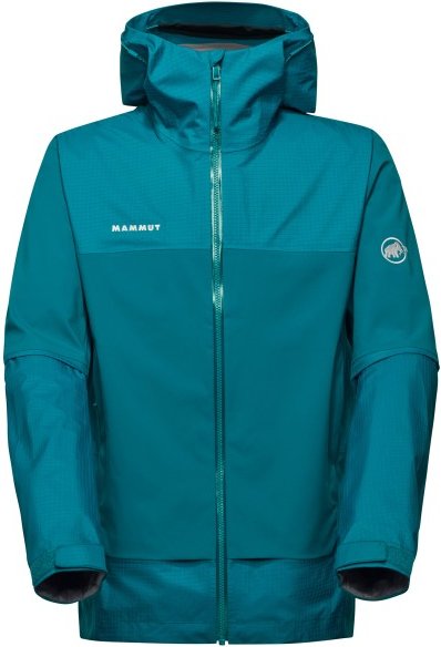Thumbnail - Mammut - Ducan Guide Hardshell Hooded Jacket - Regenjacke Gr XL türkis