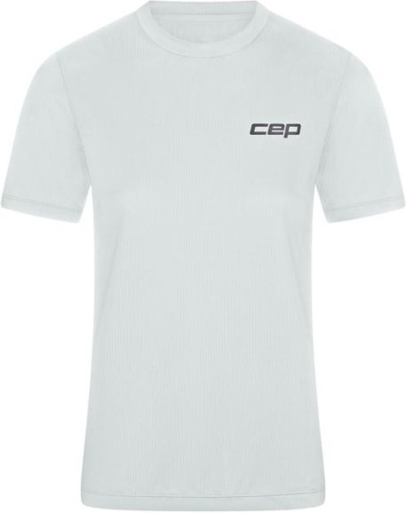 CEP - Women's Run Shirt Short Sleeve - Laufshirt Gr M grau