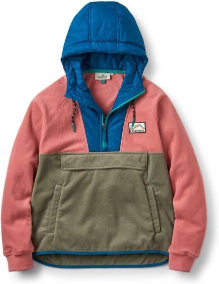 Passenger - Women's Alexander Recycled Polar Hooded Fleece - Fleecepullover Gr XS bunt